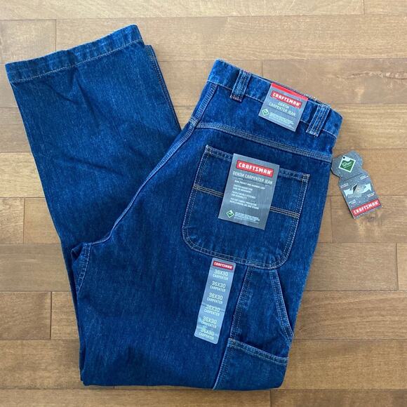 NWT Craftsman denim carpenter Jeans size 36x30 - Picture 1 of 11